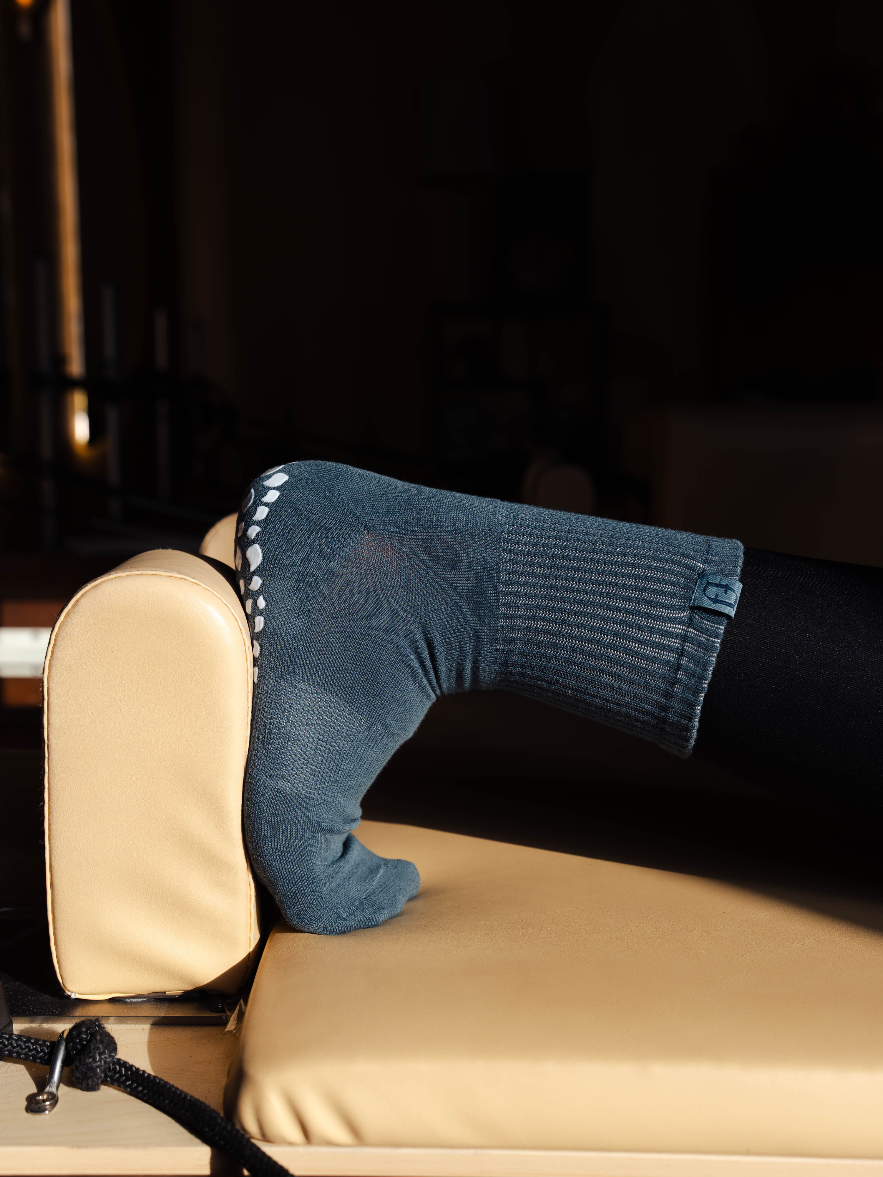 Grip Socks – Bleu vert