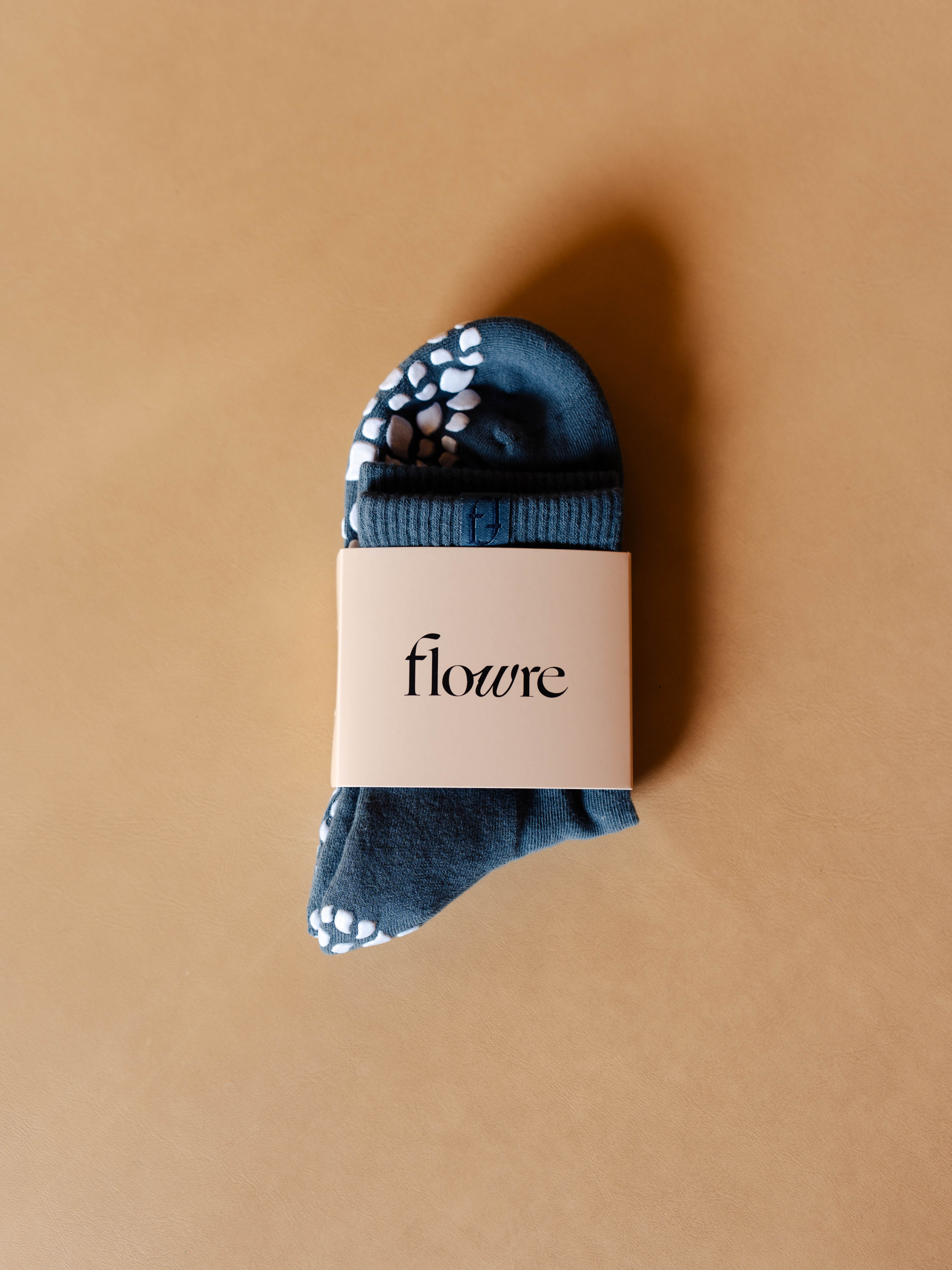 Grip Socks – Bleu vert