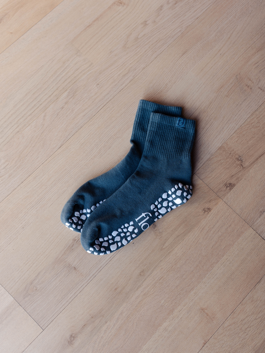 Grip Socks – Bleu vert